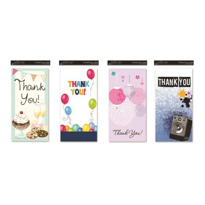 16 Thank you Cards (Adult)