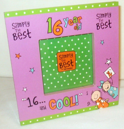 Simply The Best 16 Year Old Photo Frame