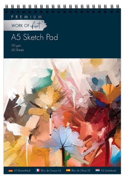 A5 Artists Easynote Sketch Pad