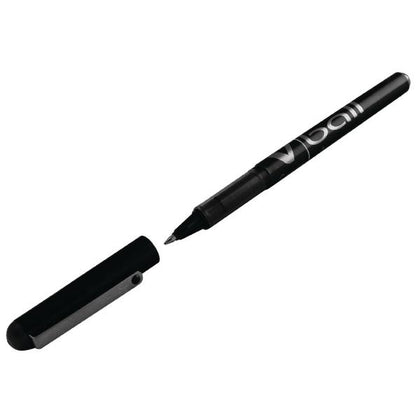 Pilot V-Ball Rollerball Pen Needle Fine Black (Pack of 12) BLVB5-01