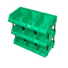 Stackable Green Storage Pick Bin with Riser Stands 170x118x75mm