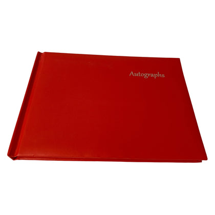 Red Autograph Book by Janrax - Signature End of Term School Leavers