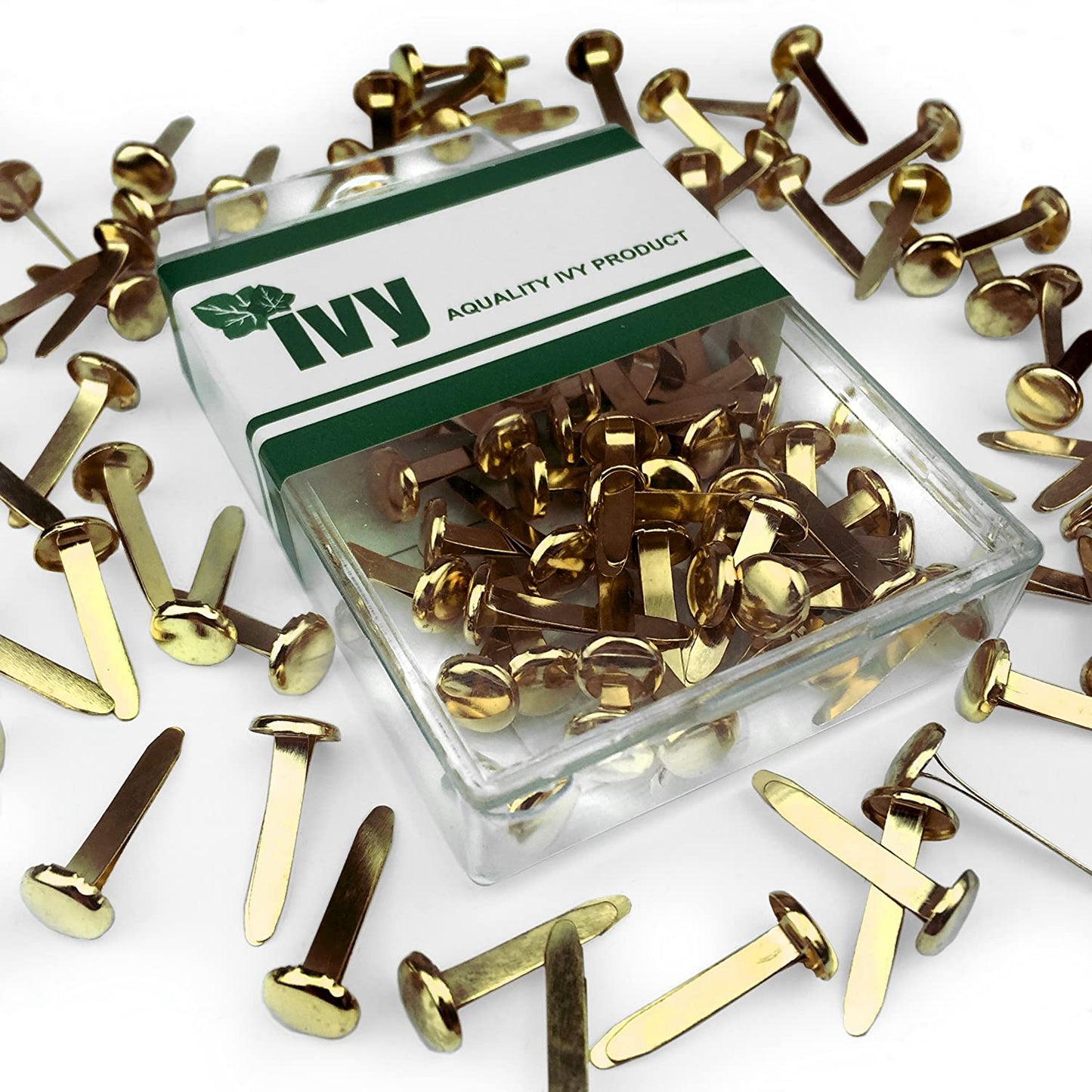 Pack of 50 19mm Brass Paper Fasteners