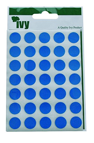 Blue Dots Self Adhesive Round Labels 13mm 232170