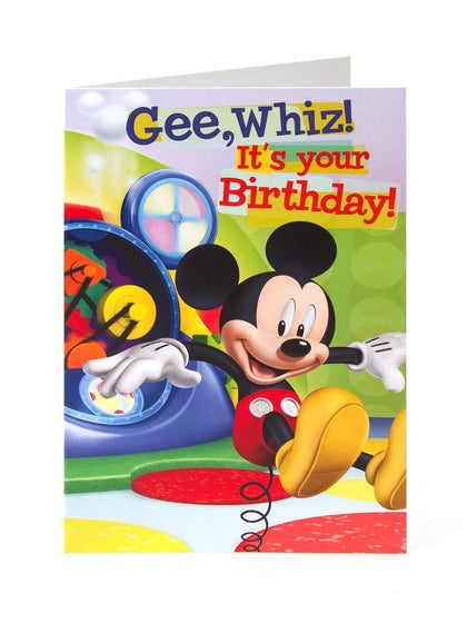 Disney Mickey Mouse gee, whiz! it's your birthday!