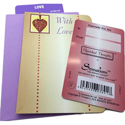 Is To Love You Sentimental Keepsake Wallet / Purse Greeting Card, GIF