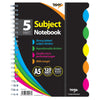 A5 5 Subject Twinwire Notebook
