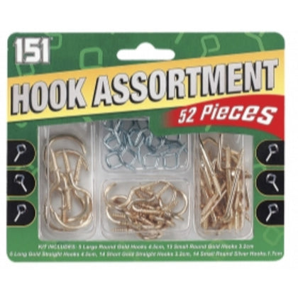 Hook Assortment 52 Pieces