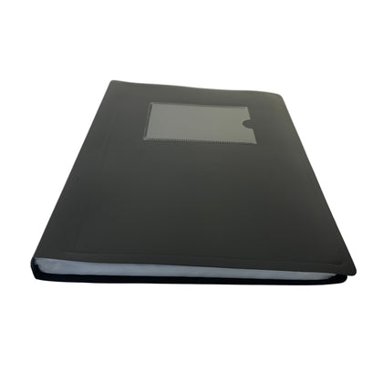 A5 Black Flexible Cover 100 Pocket Display Book