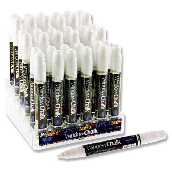 8g Brilliant Window White Chalk Marker by Pro:scribe
