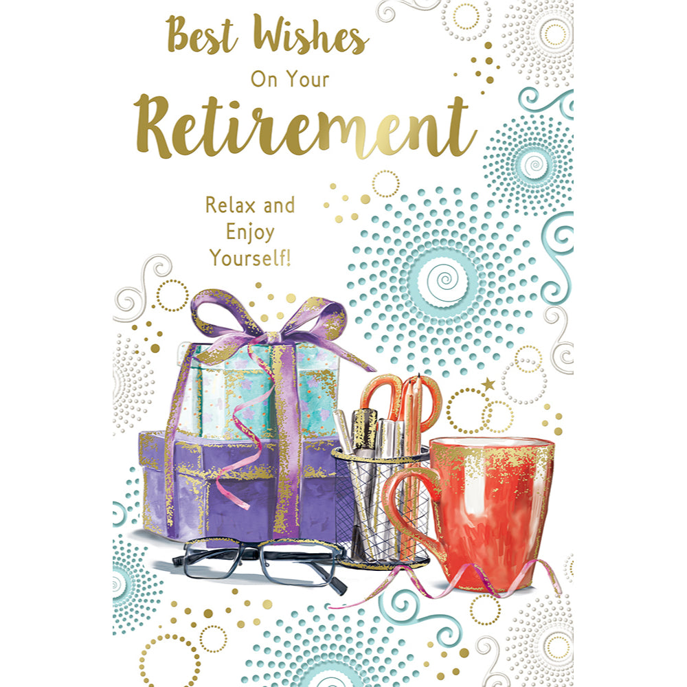 Best Wishes On Your Retirement Relax and Enjoy Yourself Celebrity Style Greeting Card
