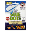 Pack of 64 6mm Double Sided Glue Dots by Stik-Ie