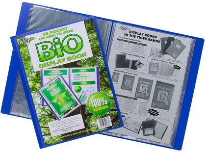 A4 20 Pockets Biodegradable Display Presentation Book
