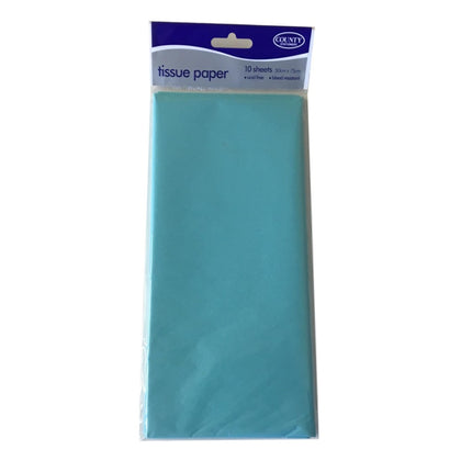 Acid Free Turquoise Tissue Paper 10 Sheets