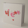 Special Wife Photo Album 3D Lettering Glitter Effect
