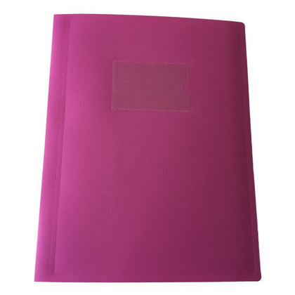 A4 Pink Flexible Cover 80 Pocket Display Book