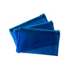 8x5" Frosted Blue Pencil Case - See Through Exam Clear Translucent