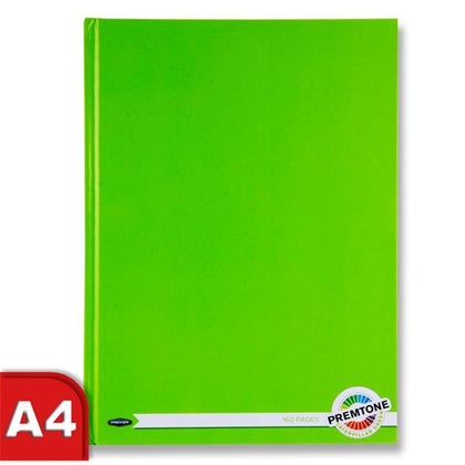 A4 160 Pages Caterpillar Green Hardcover Notebook by Premto