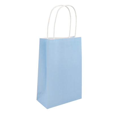 Pack of 24 Baby Blue Party Bags with Handles