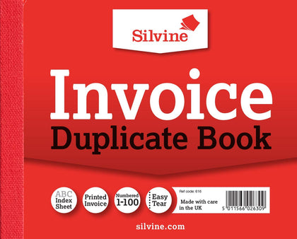 Duplicate Invoice Book 4