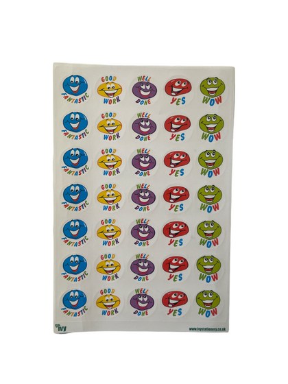 Pack of 420 24mm Blobs Motivational Labels