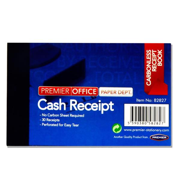 4"x2.5" Carbonless Duplicate Cash Receipt Book by Premier Office