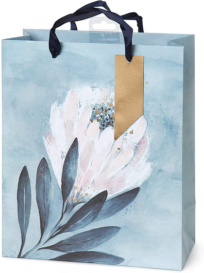 Hotchpotch Medium Floral Gift Bag Blue