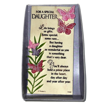 A Special Daughter Timeless Words Plaque