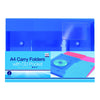 Pack of 2 A4 Carry Folders With CD Pocket