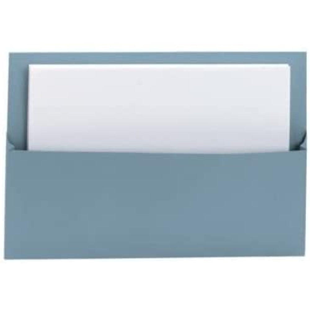 Pack of 50 Foolscap Blue Long Flap Document Wallets