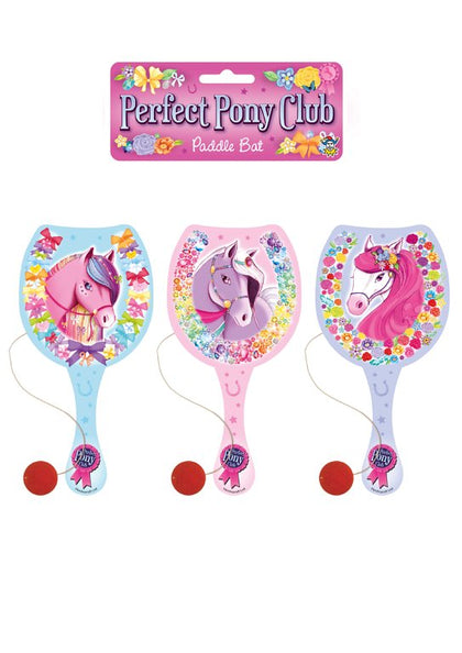 22cm Pony Wooden Paddle Bat and Ball Game