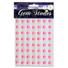 Pack of 56 Pearl Pink Self Adhesive 10mm Gem Stones by Icon Craft