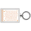 Today I Said A Prayer For You Celebrity Style World's Best Keyring