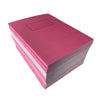 Pack of 50 Janrax 9x7" Pink 80 Pages Feint and Ruled Exercise Books