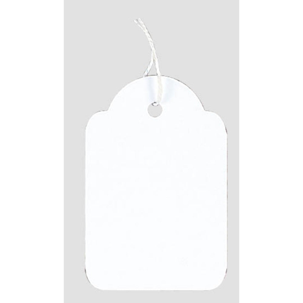 Red Strung Tags Pack of 100 Strung Tags 28 x 43mm– Choice Wholesale