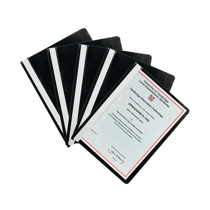 Project Folder A4 Black (Pack of 25)