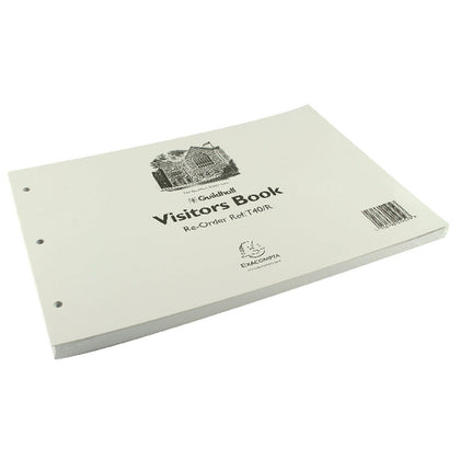 Exacompta Guildhall Loose-Leaf Visitors Book Refill (Pack of 50) T40/R