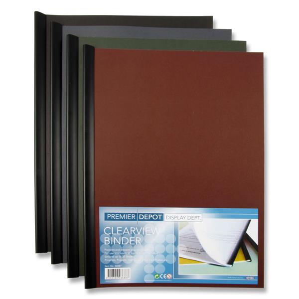 A4 Clear View Presentation Report Binder by Premier Office