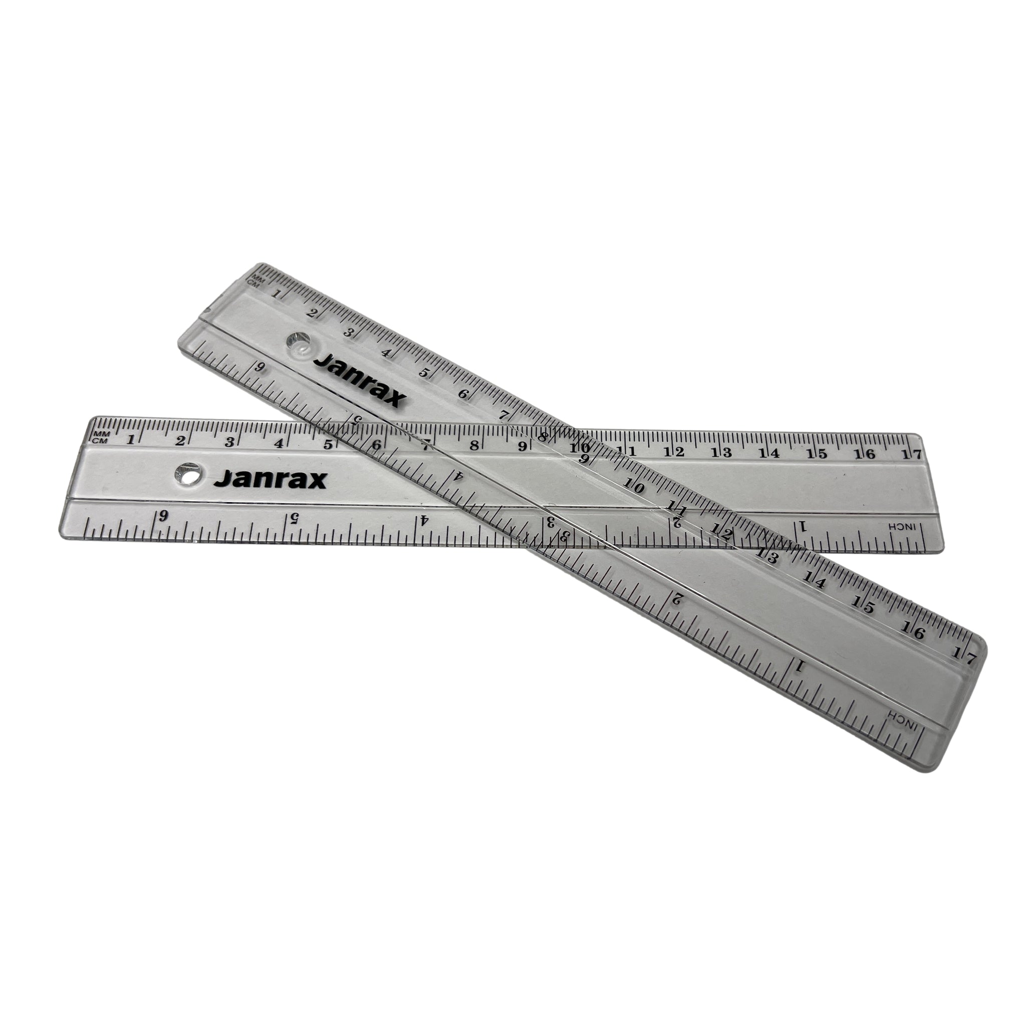 15cm Transparent Plastic Ruler by Janrax