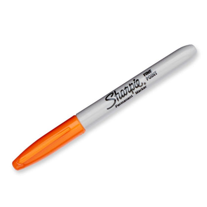 Orange Sharpie Fine Point Permanent Marker Pen