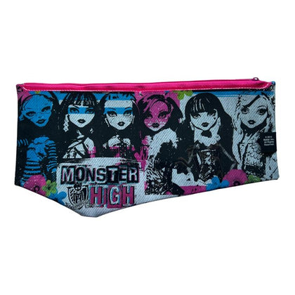 Monster High Large Flat Pencil Zipped Case with Fun Deisgn