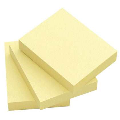 Quick Notes 51 x 76mm Yellow (Pack of 12 x 100 Sheets)