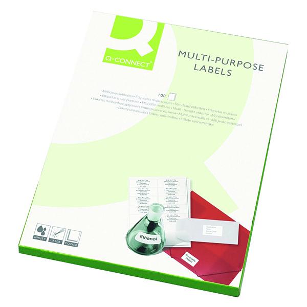 Pack of 800 A4 8 Per Sheet Multipurpose White Labels 99.1 x 67.7mm