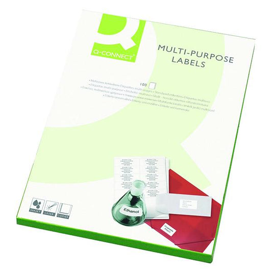 Pack of 800 A4 8 Per Sheet Multipurpose White Labels 99.1 x 67.7mm