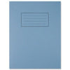 Silvine 9"x7" Blue Exercise Book - Lined with Margin