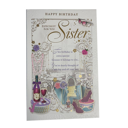 Sister This Birthday Extra Special Opacity Card