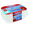 Pack of 5 Divider Rectangular Reusable Food Tubs (10cm x 6cm)