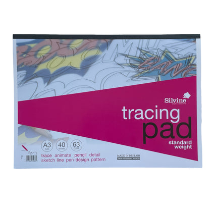 A3 40 Sheets Standard Weight Tracing Pad