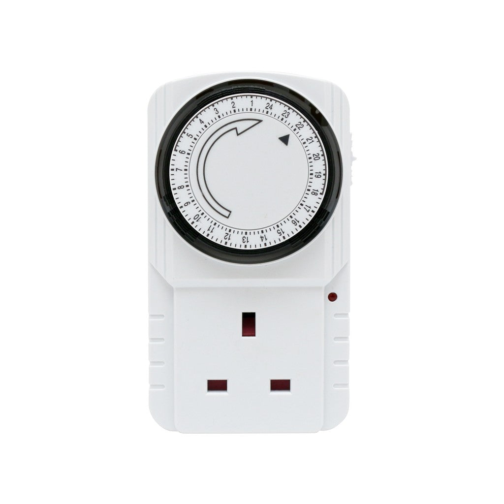 24 Hour Plug In Mechanical Timer– Choice Wholesale