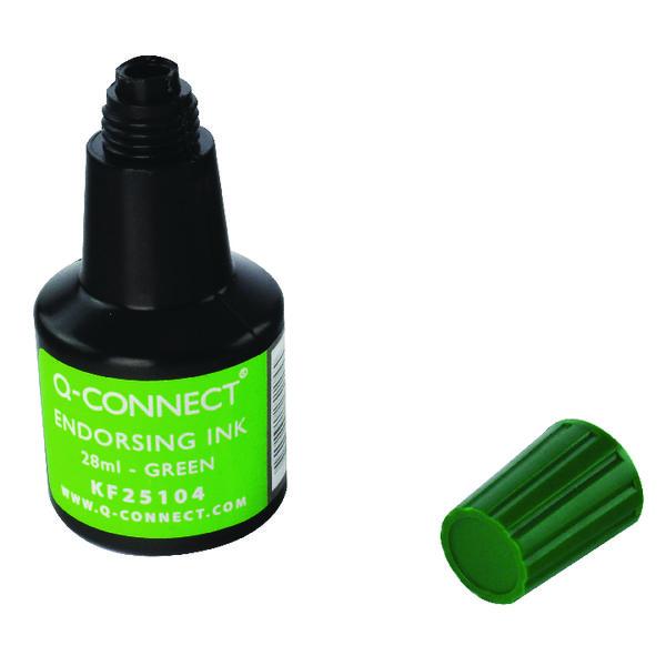 Pack of 10 Green Endorsing Ink 28ml